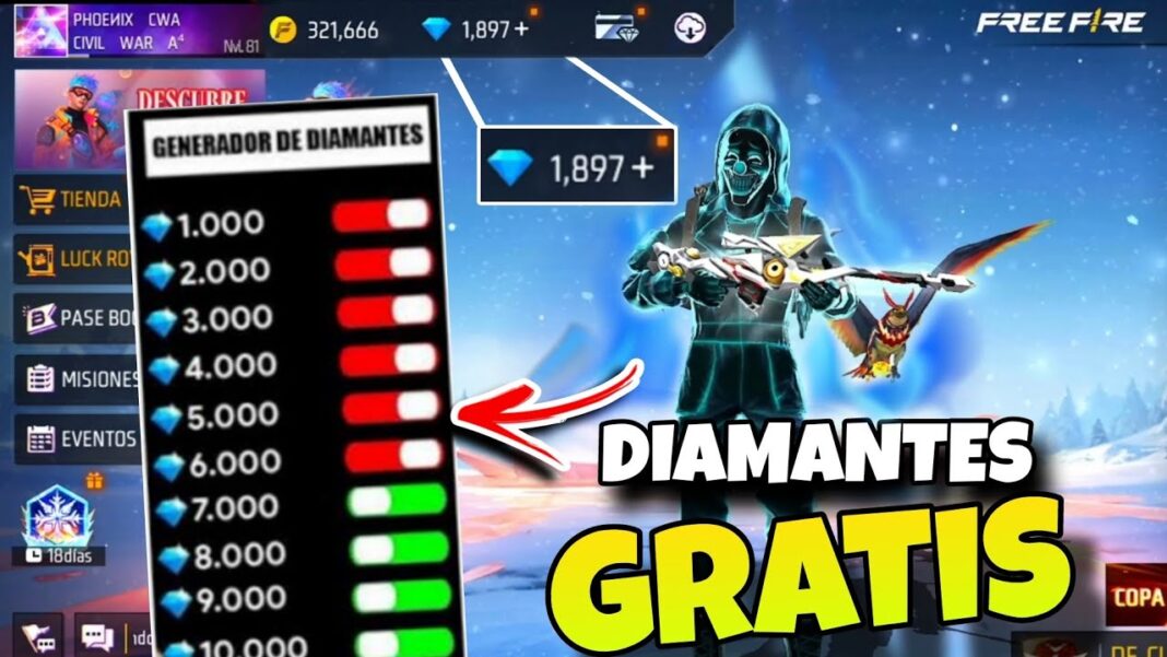 como conseguir diamantes infinitos en free fire 2024